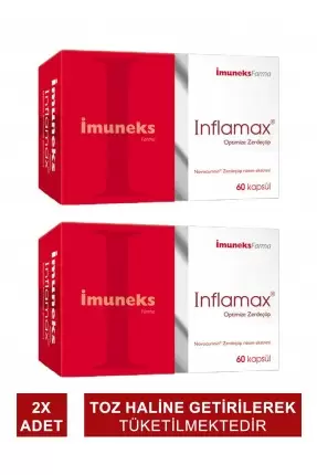 Imuneks Inflamax Optimize Zerdeçöp 60 Kapsül x 2 Adet