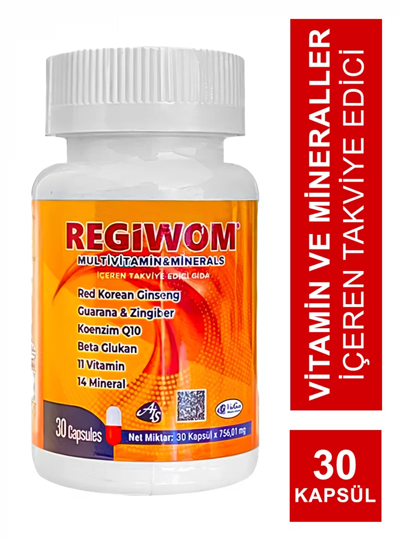 Regiwom Multivitamin & Mineral 30 Kapsül