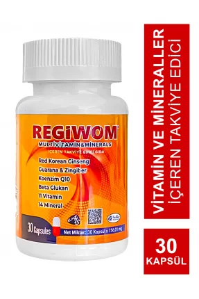 Regiwom Multivitamin & Mineral 30 Kapsül