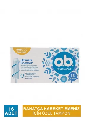 O.B. Pro Comfort Normal Tampon 16 Adet