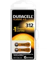 Duracell Activair İşitme Cihazı Pili 6'lı No: 312