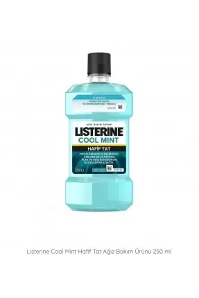 Listerine Cool Mint Hafif Tat Alkolsüz Ağız Gargarası 250 ml - Hafif Nane