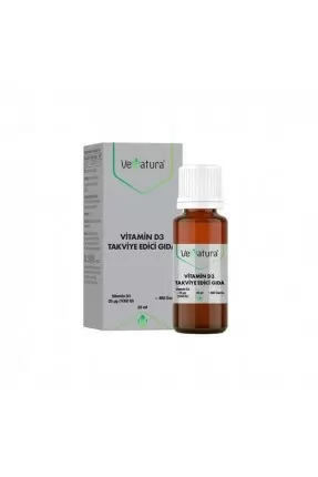 VeNatura Vitamin D3 Takviye Edici Gıda 20 ml Damla