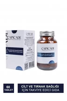 Capicade Collagen Saw Palmetto Biotin 60 Tablet