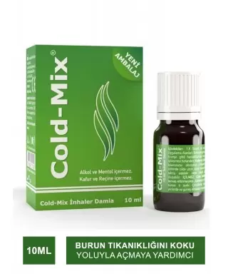 Cold Mix İnhaler Damla Yeşil 10 ml