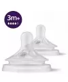 Philips Avent Natural Response Biberon Emziği 2'li 3+ Ay No: 4 ( SCY964/02)