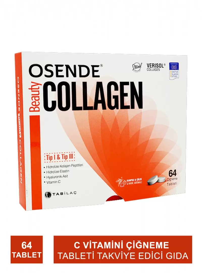 Osende Beauty Collagen 64 Çiğneme Tableti