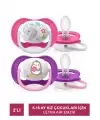 Philips Avent Ultra Air Animals Kız 6-18 Ay 2'li Emzik (SCF080/08)