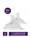 Philips Avent Natural Response Biberon Emziği 2'li 1+ Ay No: 3 ( SCY963/02)