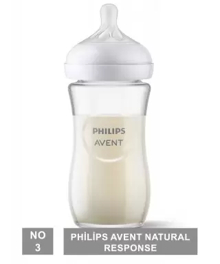 Philips Avent Natural Response 1+Ay NO:3 Cam Biberon ( SCY933/01 )