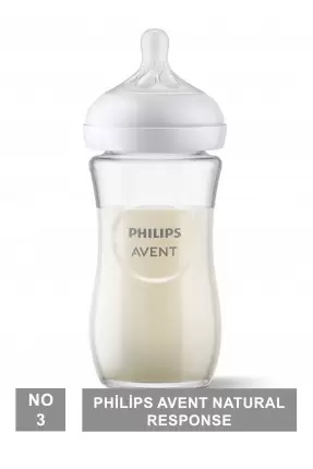 Philips Avent Natural Response 1+Ay NO:3 Cam Biberon ( SCY933/01 )