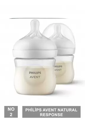 Philips Avent Natural Response 0+ Ay NO:2 2'li Biberon 2x125 ml (SCY900/02)