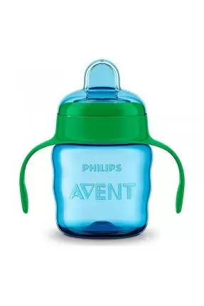 Philips Avent Slikon Uçlu PP Damlatmaz Bardak 6+ Ay 200 ml - Erkek ( SCF551-05 )