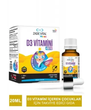 Zade Vital Miniza D3 Vitamin Damla 20 ml