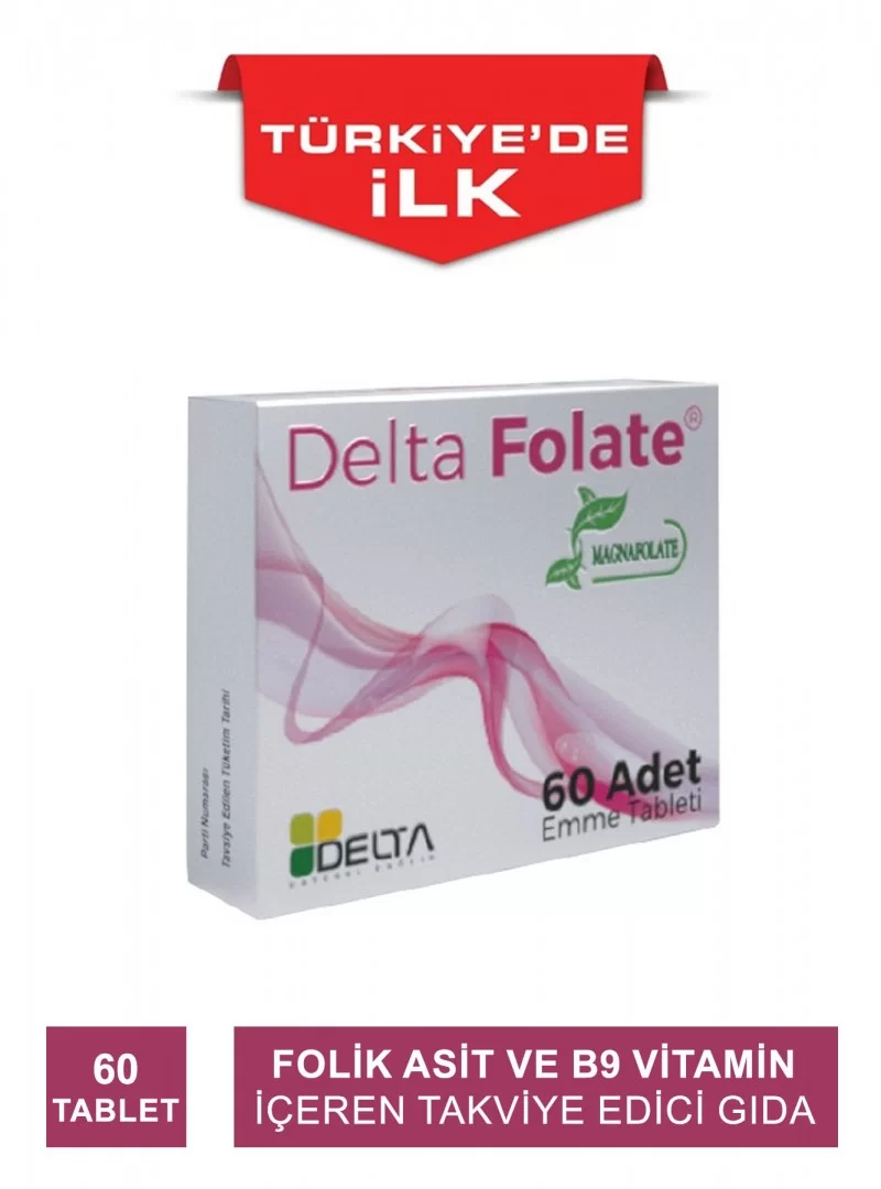 Delta Folate 60 Tablet (S.K.T 11-2024)