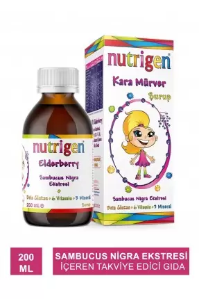 Nutrigen Kara Mürver Şurup 200 ml