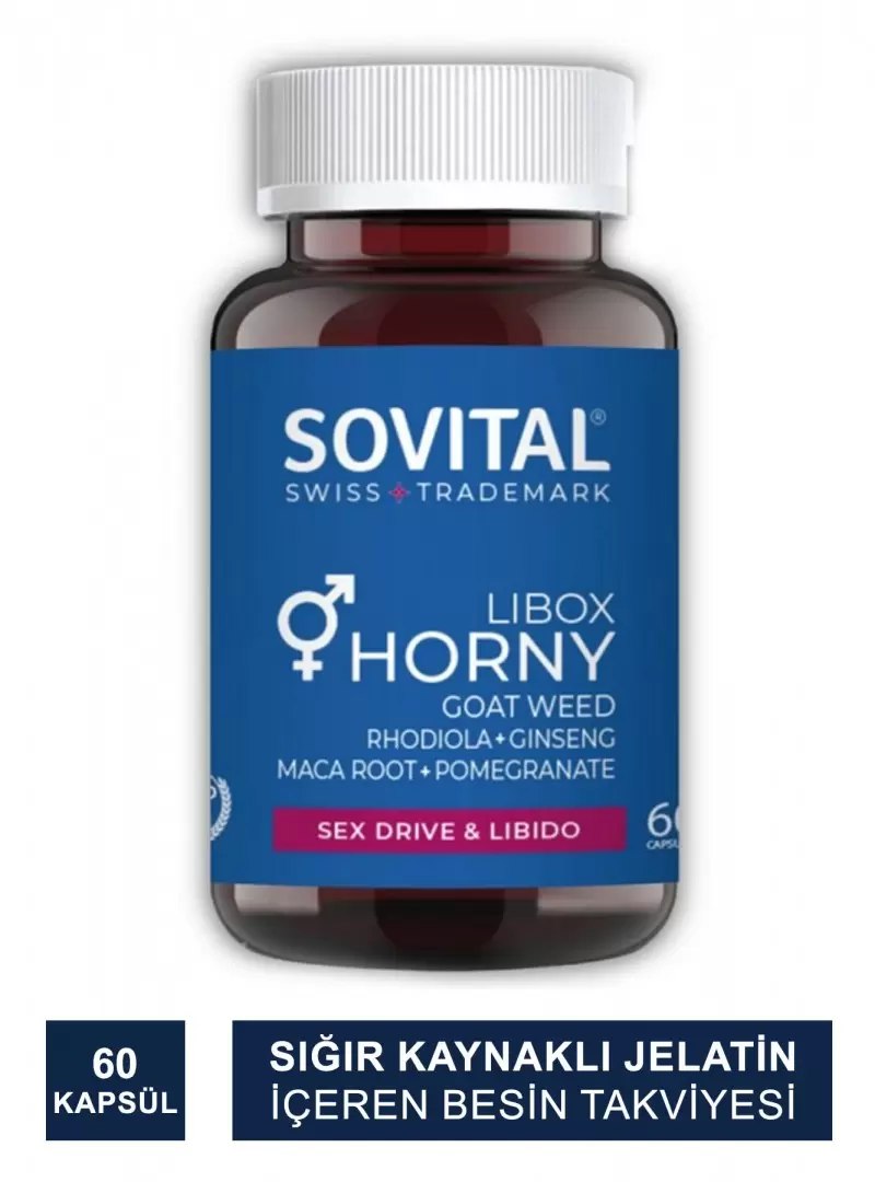 Sovital Libox Horny 60 Kapsül (S.K.T 05-2026)