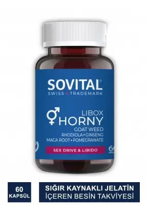 Sovital Libox Horny 60 Kapsül (S.K.T 05-2026)