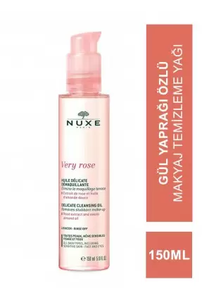 Nuxe Very Rose Delicate Cleansing Oil - Temizleme Yağı 150 ml