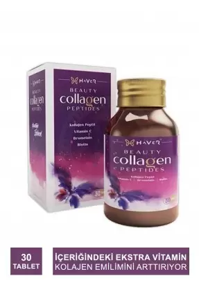 Haver Beauty Collagen Peptides 30 Tablet (S.K.T 05-2026)