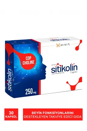 Haver Sitikolin Cognizin 250mg 30 Kapsül