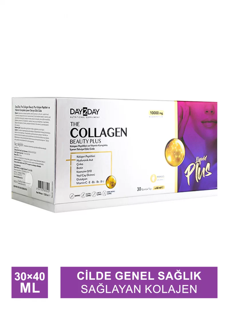 Ocean Day2Day The Collagen Beauty Plus Mango Takviye Edici Gıda 40 ml x 30 Tüp