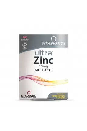 Outlet - Vitabiotics Ultra Zinc 15mg 60 Tablet