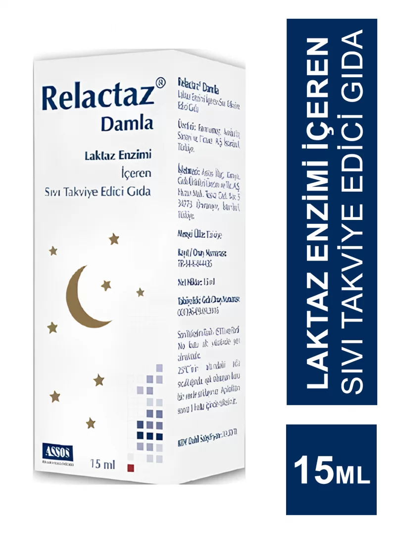 Relactaz Laktaz Enzimi içeren Damla 15 ml