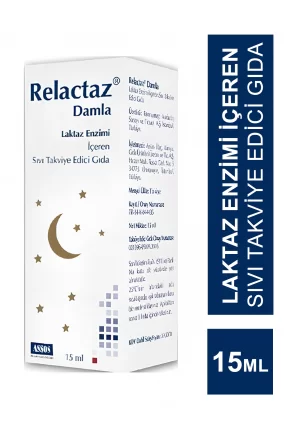 Relactaz Laktaz Enzimi içeren Damla 15 ml