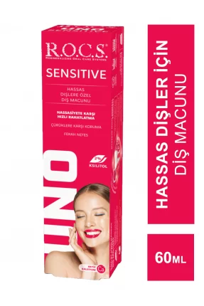 Rocs Uno Sensitive ( Hassasiyet ) Diş Macunu 60 ml