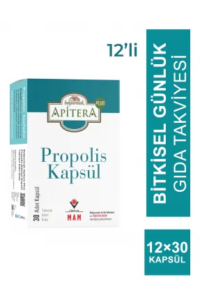 Balparmak Apitera Plus Propolis 30 Kapsül x 12 Adet