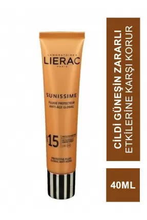 Lierac Sunissime Protective Fluid Spf 15 Güneş Kremi 40ml