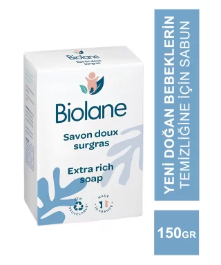 Biolane Extra Rich Soap - Lipid Zengini Sabun - 150gr