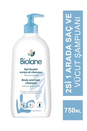 Biolane Body and Hair Cleanser ( Saç ve Vücut Şampuanı ) 750 ml