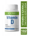 Voonka Vitamin D İçeren Takviye Edici Gıda 102 Kapsül