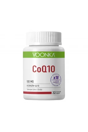 Voonka CoQ10 100mg 32 Kapsül