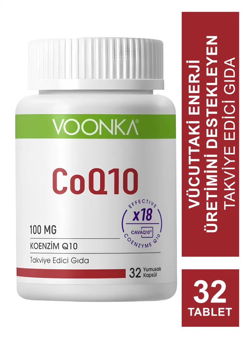 Voonka CoQ10 100mg 32 Kapsül