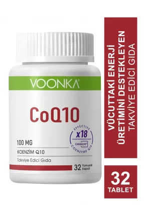 Voonka CoQ10 100mg 32 Kapsül