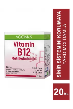 Voonka Vi̇tami̇n B12 Meti̇lkobalami̇n Sprey & Damla 20 ml