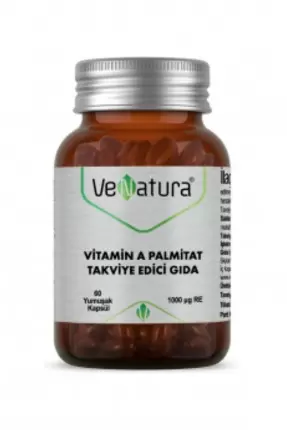 VeNatura Vitamin A Palmitat Takviye Edici Gıda 60 Yumuşak Kapsül