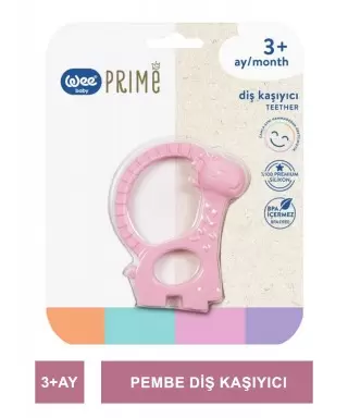 Wee Baby Prime Diş Kaşıyıcı 3+ Ay - Pembe - 928 -