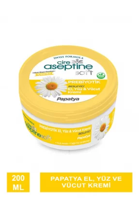 Cire Aseptine Soft Prebiyotik Papatya El, Yüz Ve Vücut Kremi 200 Ml