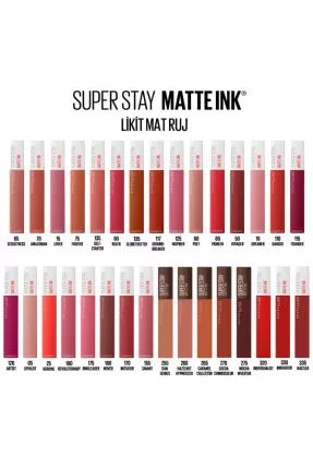 Maybelline New York Super Stay Matte Ink Likit Mat Ruj -10 DREAMER