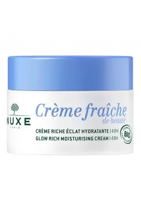 Nuxe Creme Fraiche Glow Rich Moisturizing Cream 48H ( Nemlendirici Organik Yoğun Bakım Kremi ) 50 ml