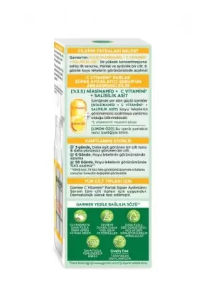 Garnier C Vitamini Parlak Süper Aydınlatıcı Serum 30 ml