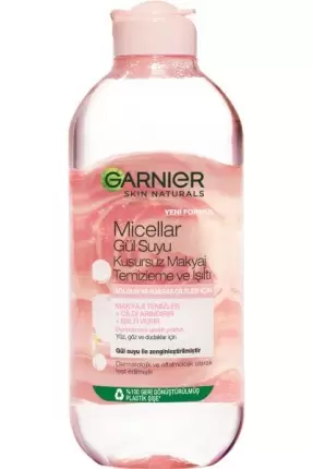 Garnier Micellar Gül Suyu Kusursuz Makyaj Temizleme & Işıltı 400 ml