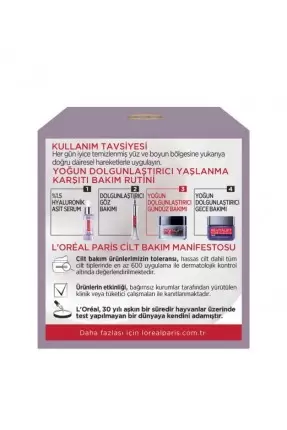 Loreal Paris Revitalift Filler Dolgunlaştırıcı Yaşlanma Karşıtı Gündüz Bakım Kremi 50 ml