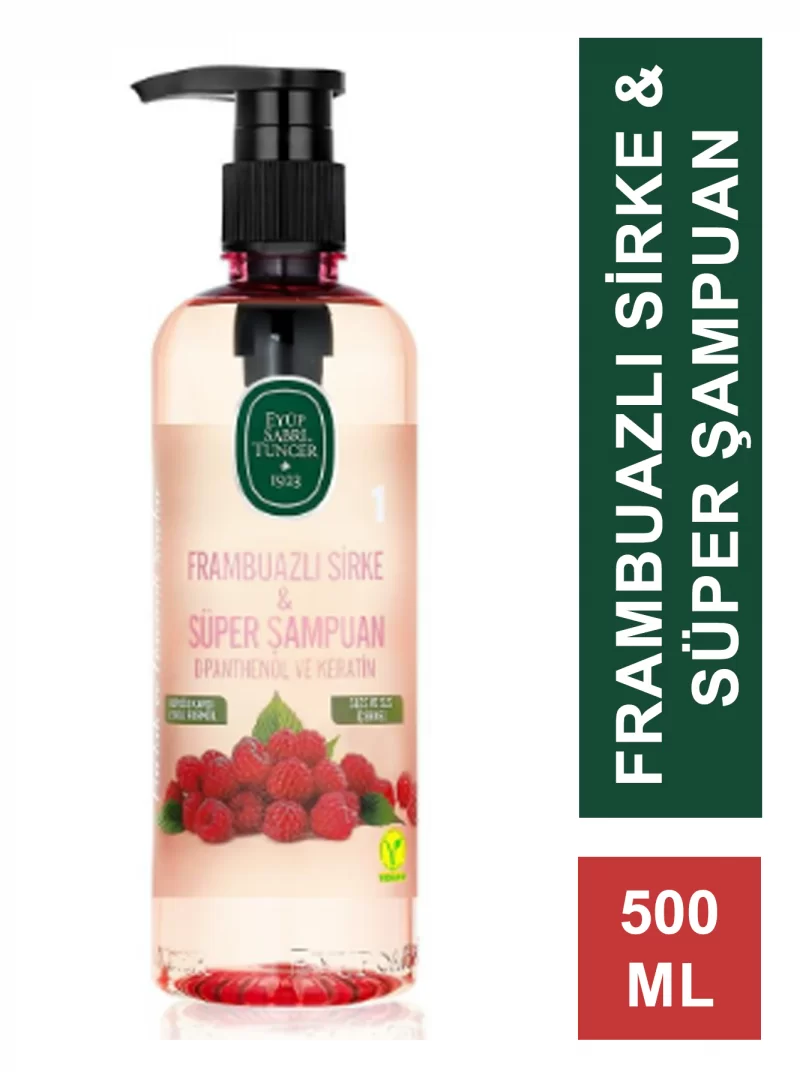 Eyüp Sabri Tuncer Frambuazlı Sirke & Süper Şampuan 500 ml