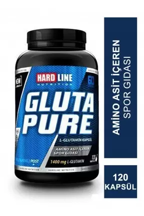 Hardline Nutrition Glutapure 120 Kapsül (S.K.T 09-2026)