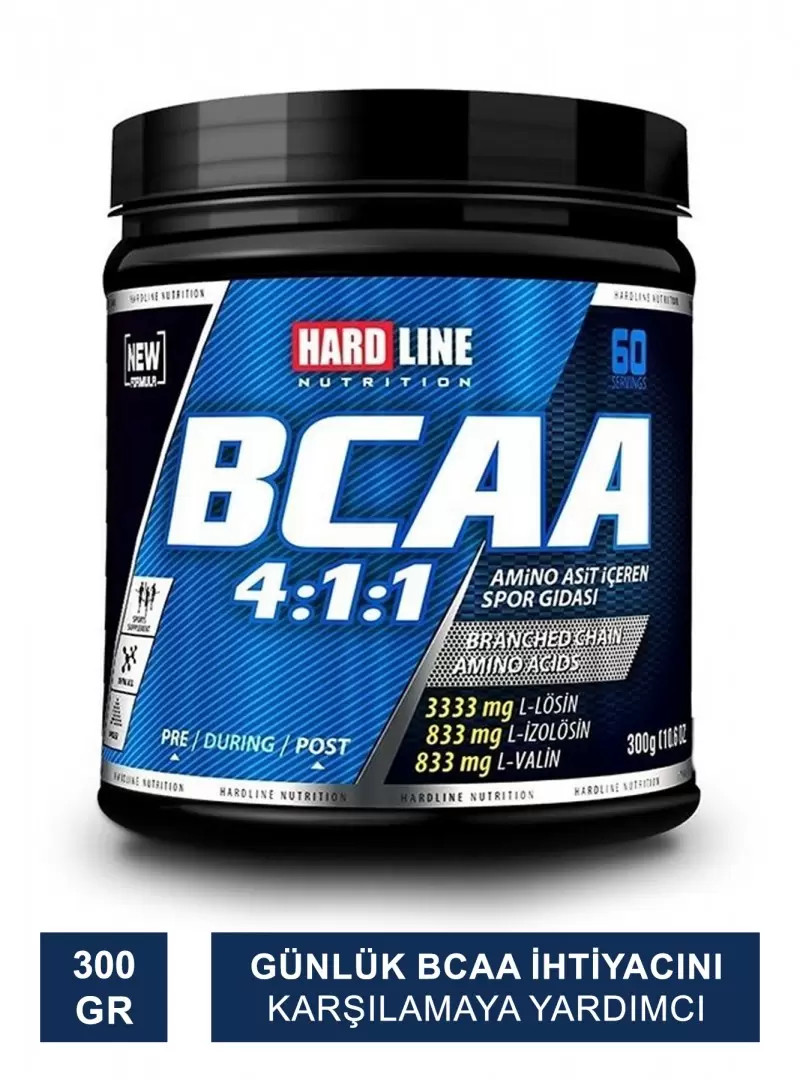 Hardline Bcaa 4:1:1 300gr (S.K.T 12-2026)